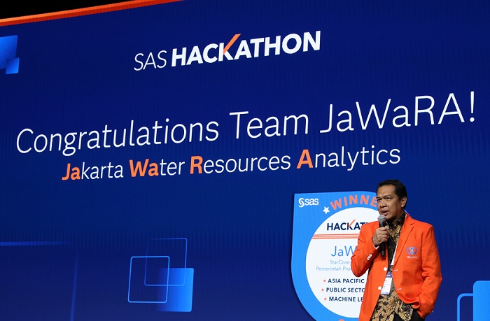 SAS hackathon winner predicts and mitigates Jakarta flooding